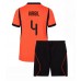 Nederland Virgil van Dijk #4 Hjemmedraktsett Barn VM 2026 Korte ermer (+ Korte bukser)